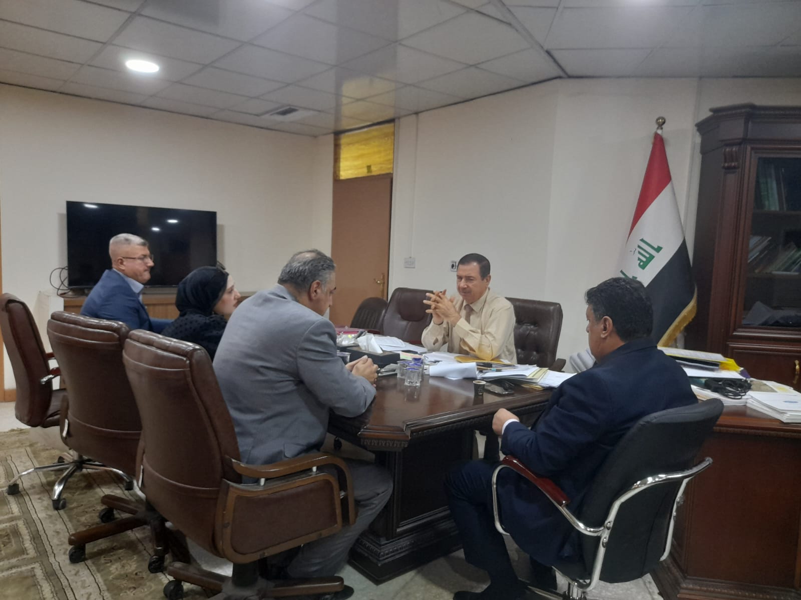 رئيس هيأة تنفيذ المدن الجديدة يلتقي ممثلي المفوضية العليا لحقوق ألانسان في العراق